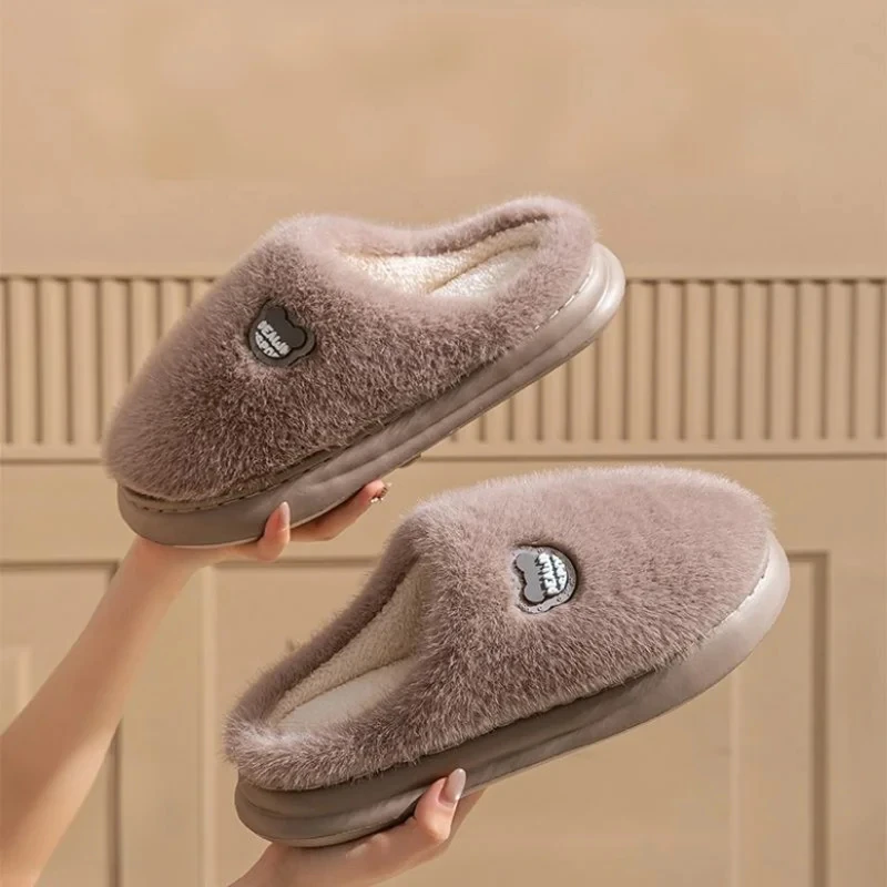 Cozy Plush Unisex Slippers with Ultra Soft Memory Foam and Non-Slip Sole