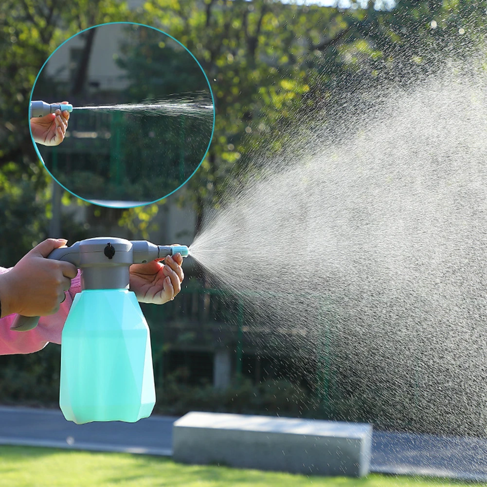 2L Car Wash Spray Bottle Portable Electric Pressure Sprayer USB