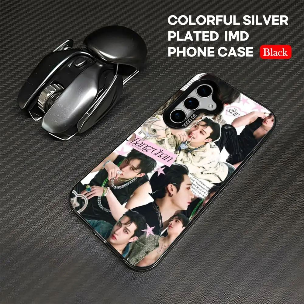 Vibrant Silver IMD Phone Case with Korean Singer Design