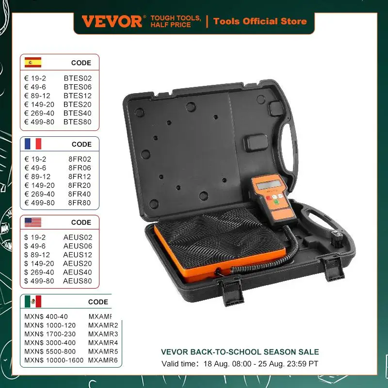 Electronic Refrigerant Scale Digital Weight Charging Freon Weight - Foto 8