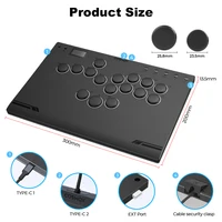 Haute42-COSMOX M Ultra Mgen 2 Leverless Controller For Ps4 Ps5 Steam Switch PC Hitbox Joystick Arcade Fight Gaming Keyboard - Image 2