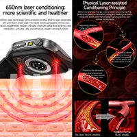 GUHUAVMI New Laser Therapy ECG+PPG Smart Watch Health Monitor Blood Lipids Uric Acid Heart Rate Tracking Monitoring Smartwatches - Image 3