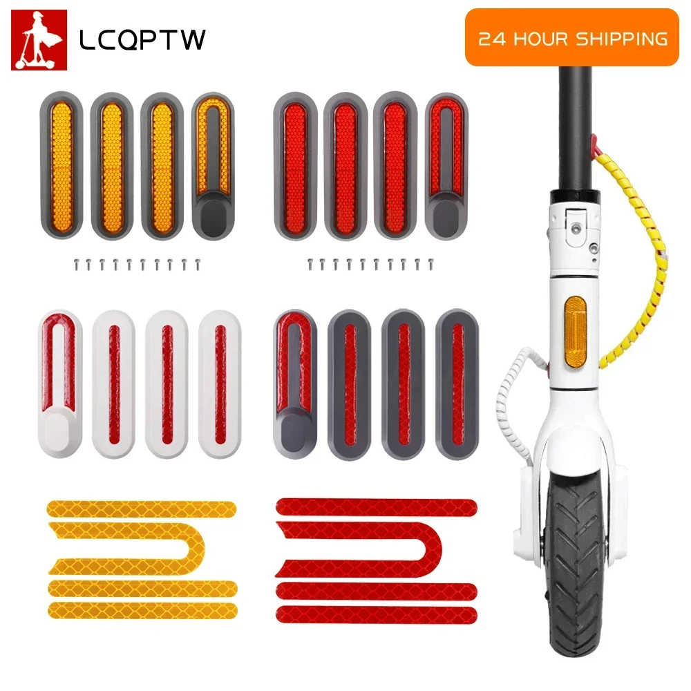 Autocollants Réfléchissants Protection Moyeux Pour Xiaomi M365 / Pro / 1s - Lot Multicolore - NEUF