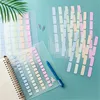 4Pcs A5 B5 Transparent Sticky Notes Self-Adhesive BookMarkers  Annotation Reading Book Clear Tab Kawaii Cute канцелярия 2