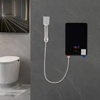 Mini chauffe-eau électrique sans réservoir 6500W 230V, système d'eau chaude pour cuisine et douche avec douchette 2
