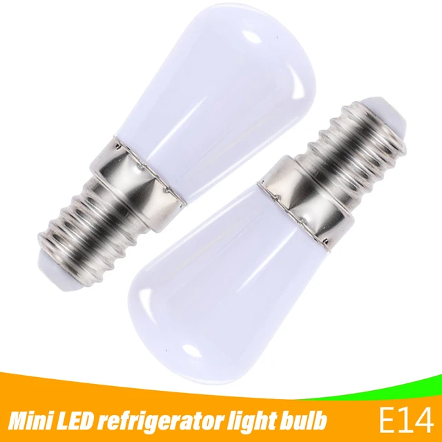 Ampoule de réfrigérateur à LED pour remplacer les lumières halogènes, lampe  AC 220V, blanc chaud, épis de maïs convaincu, SMD2835, E14, 3W, 2 pièces -  AliExpress