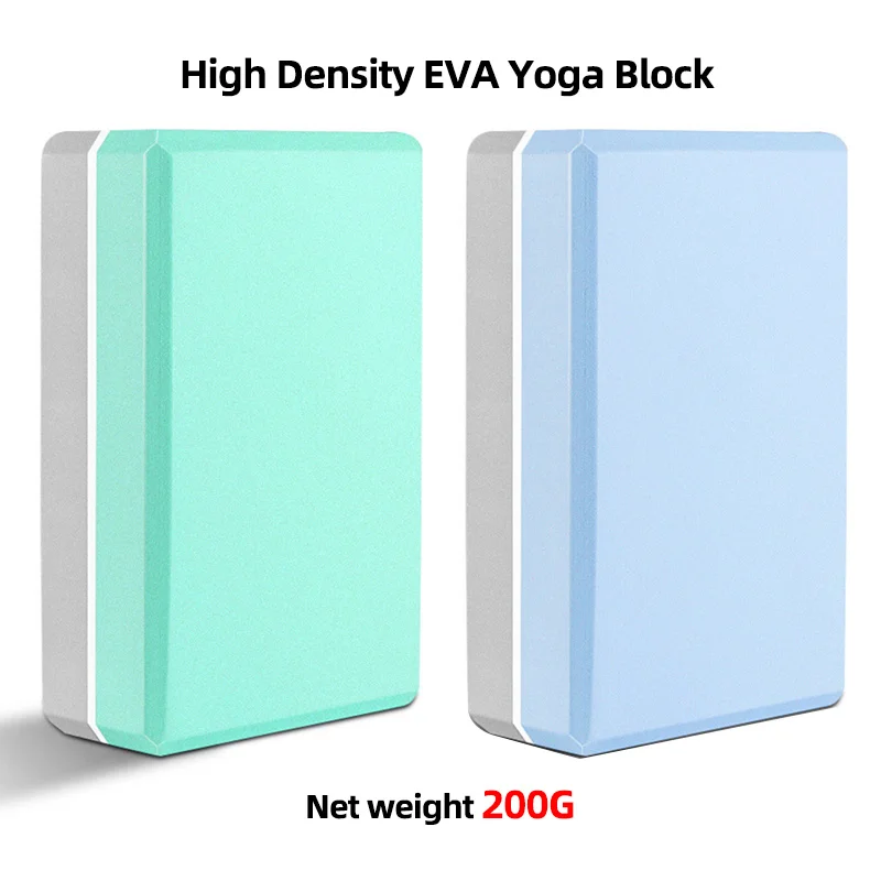 Eva Gym Blocks Fitness Yoga Block Single/Double Colors Foam Block Brick Per Crossfit Exercise Workout Training Bodybuilding Tool