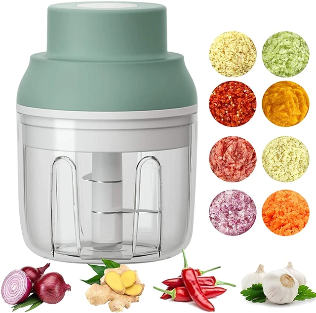 Electric Mini Food Chopper USB Charging Mini Electric Garlic Chopper Small  Food Processor for Onion Garlic Pepper Vegetable - AliExpress