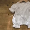 2025 Summer New Baby Short Sleeve Romper Solid Boy Girl Newborn Hollow Out Thin Jumpsuit Infant Toddler Cotton Clothes 0-24M 5