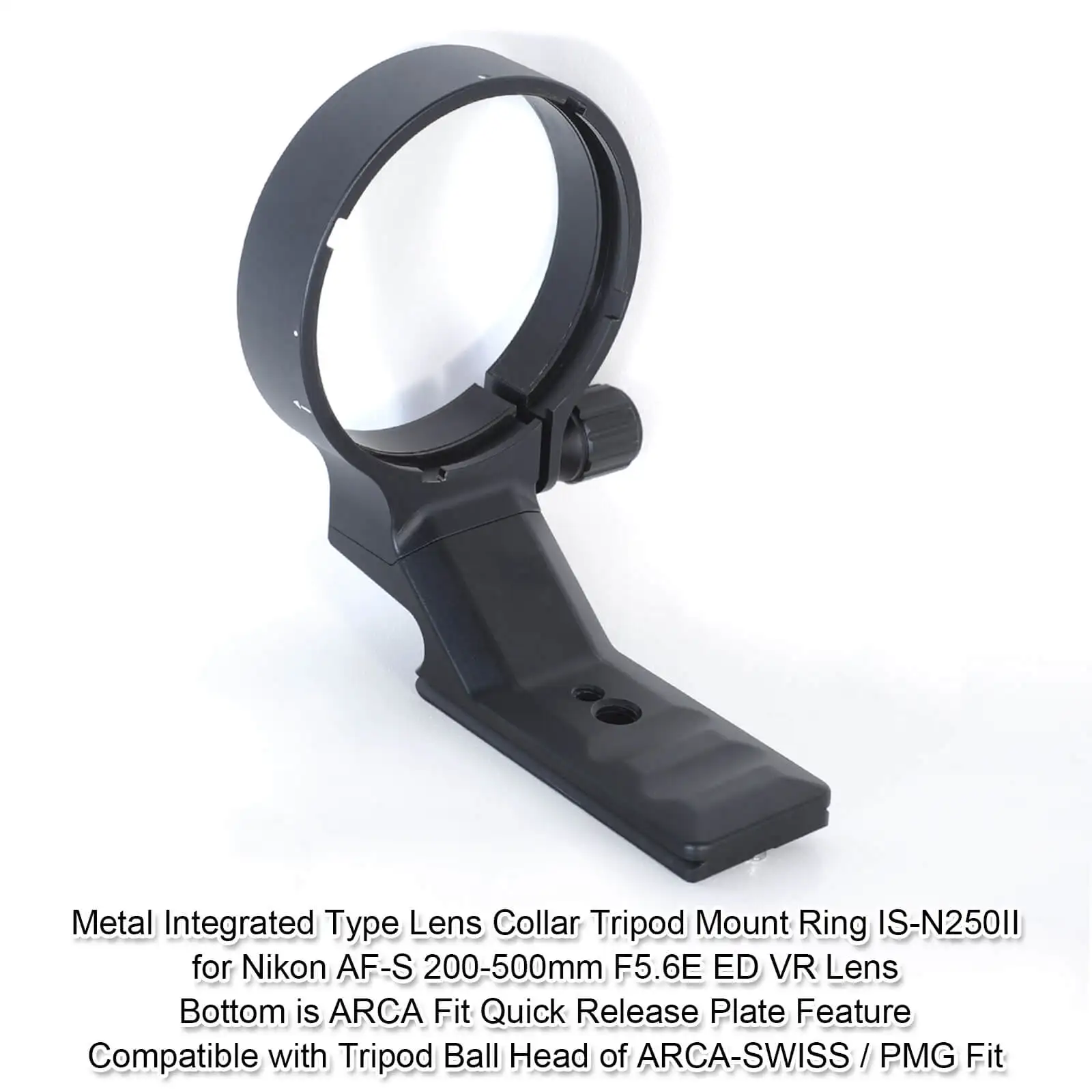 Anneau De Montage De Trépied Pour Objectif Avec Plaque De Dégagement Rapide, Collier D'objectif, Adapté