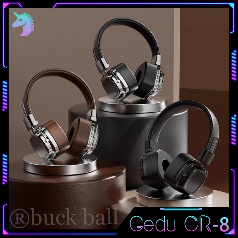 

Gedu CR-8 Retro Wireless Bluetooth Headphone Over Ear Headsets Noise Reduction Foldable Earphone Long Endurance Gamer Earphones