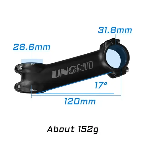 UNO MTB Bike Stem -7 17 35 Degree Ultralight Aluminum Alloy 31.8mm 60 70 80 90 100 110 120 130mm Road Bicycle Stem King Alloy - Image 20