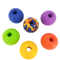 7/9cm Eva Hollow Ball That Can Float On The Water Surface Indestructible Dog Balls Funy Training Ball Chewing Toy For Dogs 1