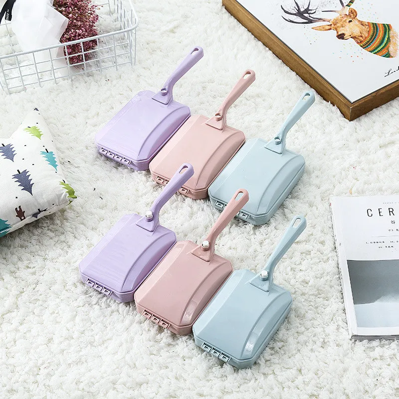 Creative Handheld Carpet Table Brush Floor Sweeper Cleaner Roller Tool