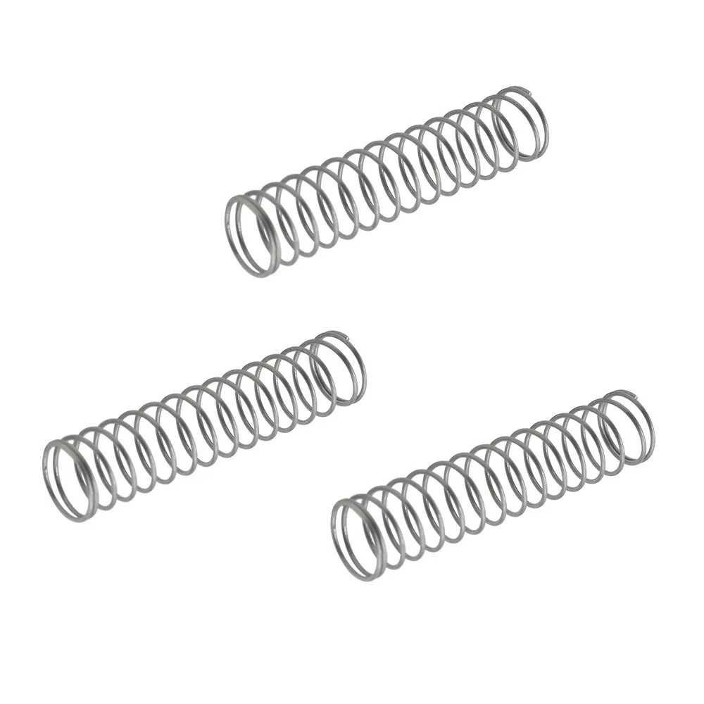 Trumpet Mouthpiece Trumpet Silencer Trumpet Cleaning Kit 3pcs Trumpet Piston Valve Spring Stainless Steel Button Springs Trumpet Repair Parts Brass Instrument Replacement Accessories