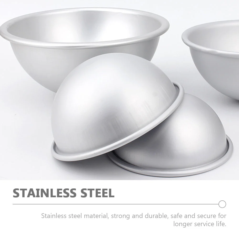 

Non Stick Half Round Baking Mold Football Accessories Chiffon Cake Pan Stainless Steel Household Making