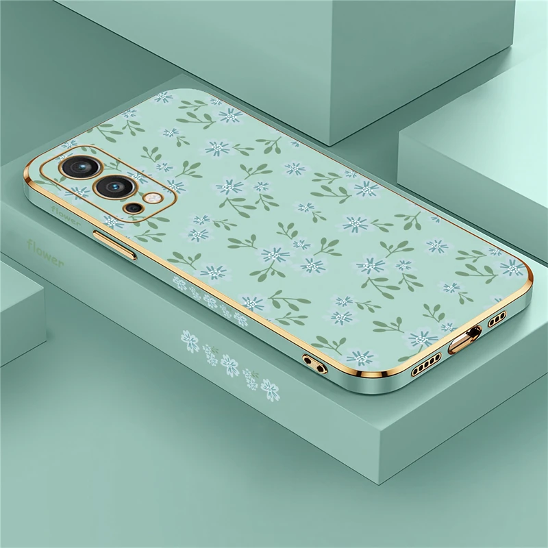 Floral Shockproof Soft Silicone Phone Case