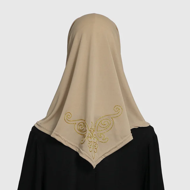 Foulard en chanvre de couleur unie pour femmes, prêt à l'emploi, couvre-cou, Hijabs de sport, châles et enveloppes islamiques sans épingle, nouvelle collection