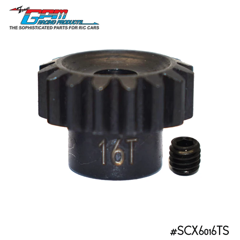 Genuine GPM Parts Steel Motor Gear 11T-17T for AXIAL SCX6 1/6 RC Electric Remote Control 4WD Climbing Model Car ARA310961 motor gear