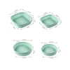 20/23cm Silicone Baking Tray Square Foldable Tray Heat-resistant Air Fryer Tray Food Grade Cake Silicone Mold Thickened Tray Pan 6