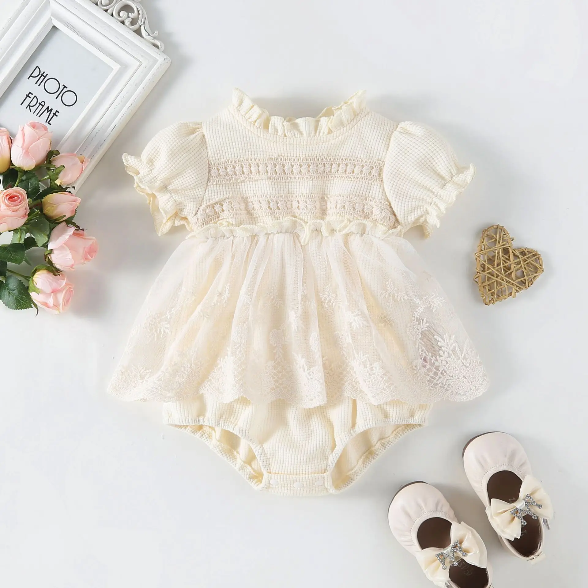 Baby Dresses Kids Baby Girls Sweet Full Sleeve Dress Infant Fashion Suspender Skirt Girl Clothes Princess Sweet Dress Infant girls dress baby girl dress