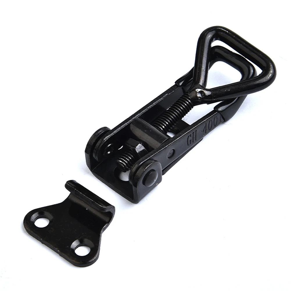 Description Picture 5 of itemToggle Clamp Toggle Latch Catch Adjustable Cabinet Boxes Lever Handle Lock Hasp For Home Sliding Door Furniture Hardware