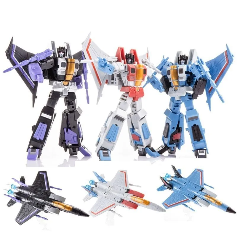 

Игрушки-трансформеры JINBAO FG04 FG0103 starcry Thundercracker Skywarp F15 DS01 аниме экшн-фигурка Модель робот-трансформер