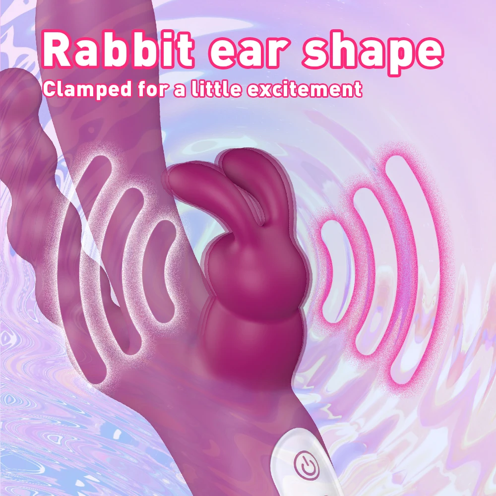 Spot Clitoris G 3 in 1 Klitoris-Dildo-Vibrator für Frauen, Motor-Kaninchen-Vibrator-Stimulator, 9 Modi, Sexspielzeug, Fema_voghion.com