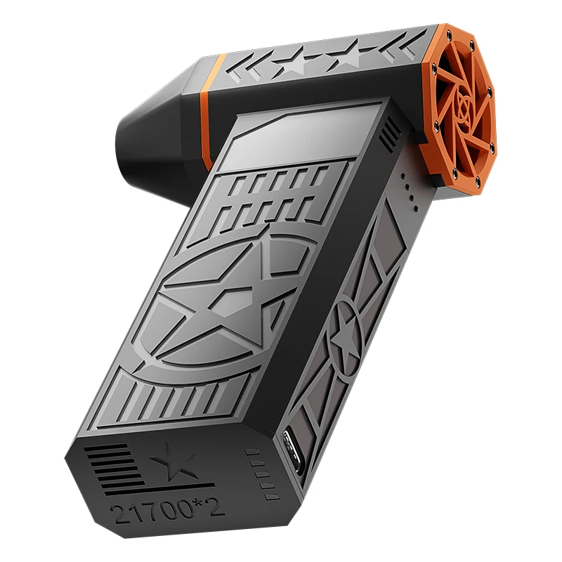 מאוורר טורבו ללא מברשות Fiizreal X50 240W 57 מטר/שנייה 8000mAh סוללה כפולה 15W Type-C פיה מגנטית