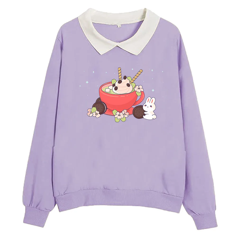 

Cute Print Sweatshirts Pullover for Woman
