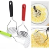 Heavy Duty Potato Masher for Smooth Puree - Kitchen Crusher Tool for Potatoes, Fruits & Vegetables - Easy to Use & Clean