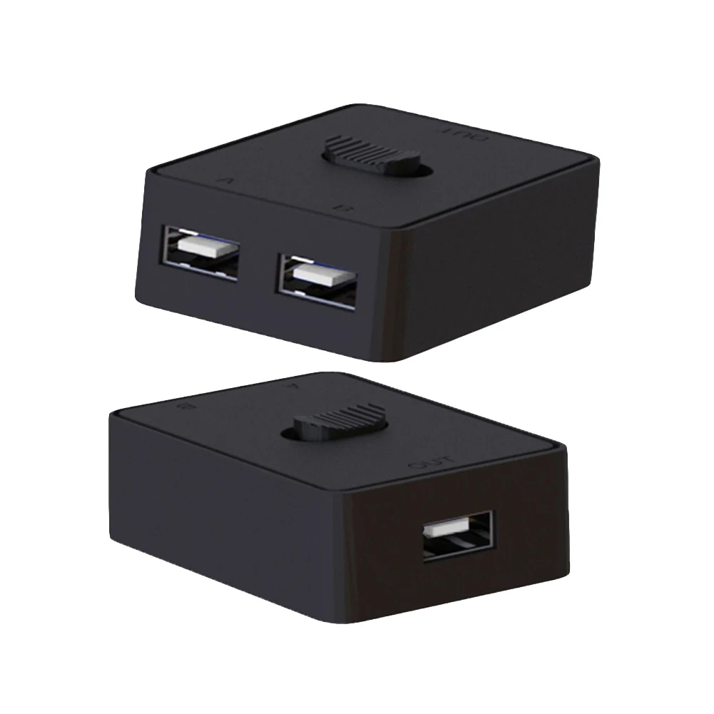 KVM USB 허브 USB 3.0 스위처 선택기, USB 3.0 양방향 공유기, 프린터 키보드 마우스 공유용, 5Gbps