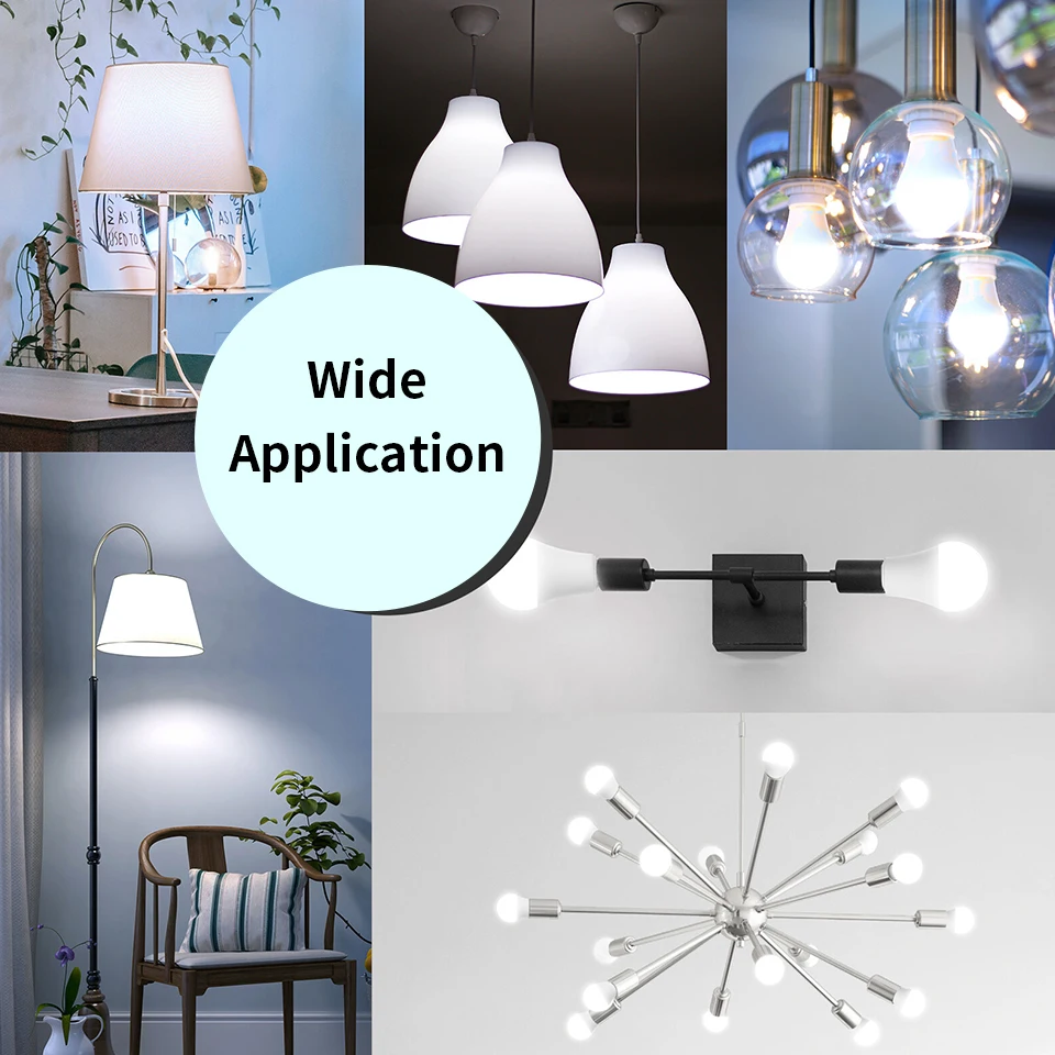 2pcs LED Bulb E27 E14 B22  220V Light Bulb Real Power 20W 18W 15W 12W 9W 6W 3W Lampada Living Room Home Led Lamp