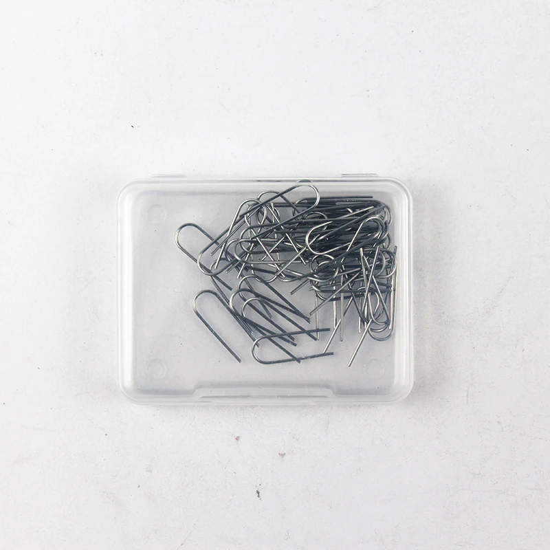 50/100PcsHigh Temperature Resistance Tungsten Wire Hanging Firing Pottery Ornament Hanger U-Shaped Hooks Burning Needles