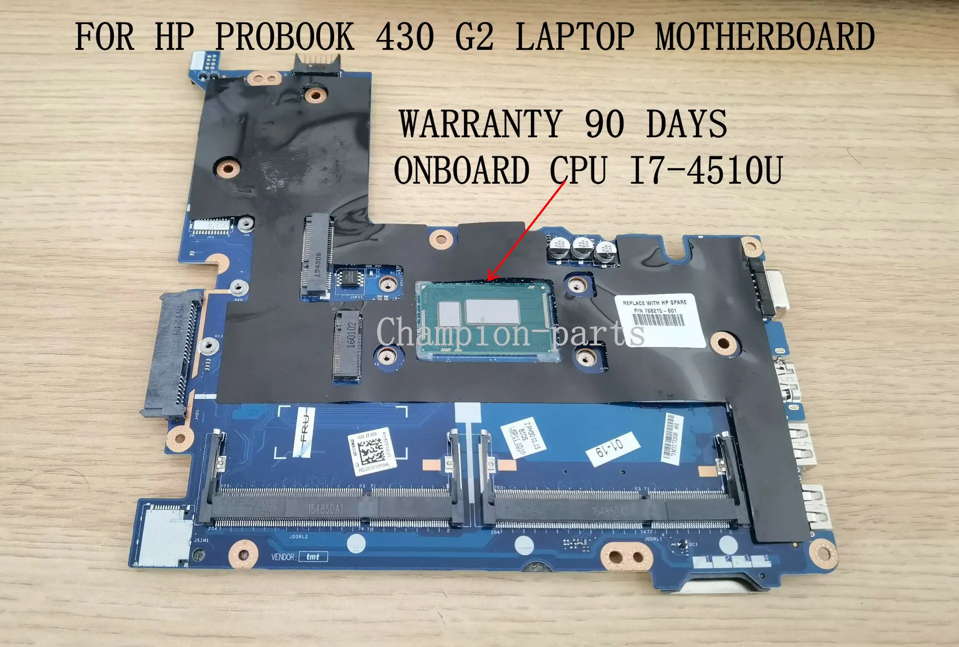 

Оригинальная материнская плата для ноутбука HP 774527-601 774527-501, для HP ProBook 430 G2, встроенный процессор, Гарантия 90 дней