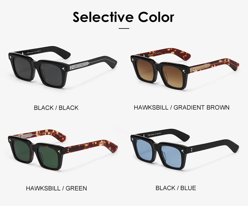 Luxusmarke, quadratisch gerahmte Schildpatt-Mode-Sonnenbrille SQUENTIN Herren-Designer-Sonnenbrille, handgefertigte Retro-Sonnenbrille aus Acetat – Detail 10