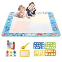 100x80CM Magic Water Drawing Mat with Reusable Magic Pens, Drawing Board Toy for Kids, Doodle Montessori Painting 39X31 Inches 1