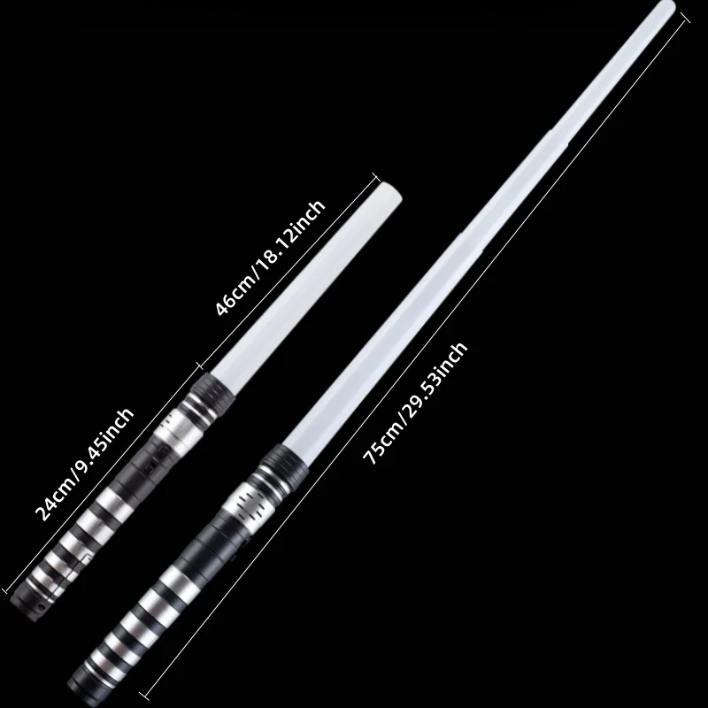 7-Color Retractable Kids Lightsaber with Sound FX & Light Show 2-in-1 Role-Play Sword for Halloween/Birthday/Christmas Gifts