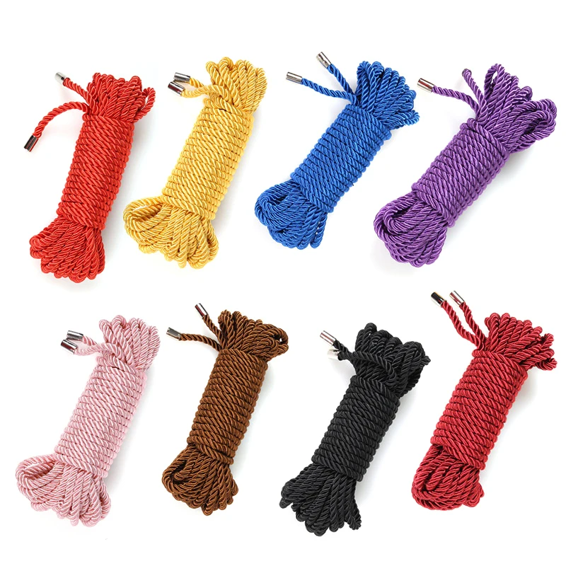 5/10m Female Adult Sex Products Slaves Rope BDSM Bondage Soft Rope Adult Games Binding Rope Role Playing Sex Toys
