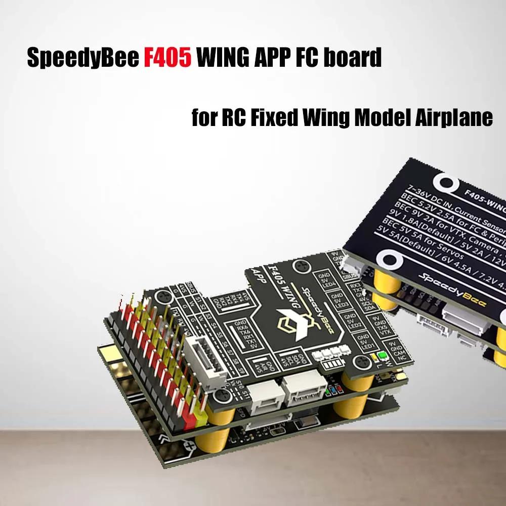 

SpeedyBee F405 WING Flight Controller board ICM42688P Support INAV/Adupilot firmware for RC Fixed Wing Model Airplane