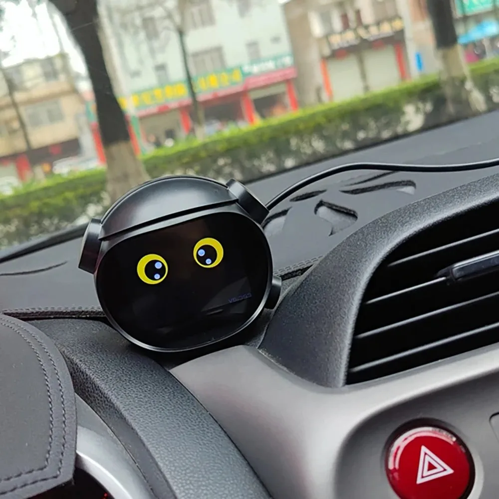 차량 다기능 계기판 OBD 수온계 차량 속도 전압 연료 소비량 주행 거리 LCD 디스플레이 K10 HUD