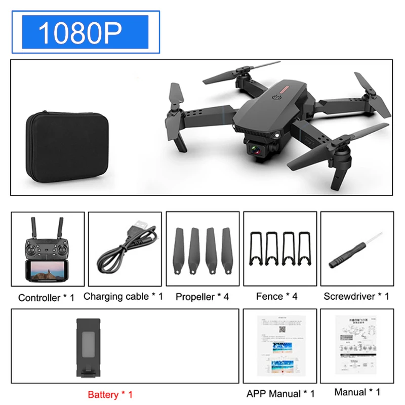 Foldable Rc Drone 4k Pro HD Dual WiFi Camera Wide-Angle Remote Control Plane Quadcopter One Key Return Mini Drones Boy Toy Gift explorers 4ch remote control quadcopter 2.4 g RC Quadcopter