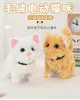 Children's toy simulation cat can walk and call electronic pet electric plush kitten 5