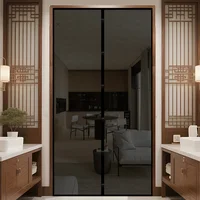 Magnetic Screen Door No Drill Self Stick Mosquito Net for Windows Summer Insect Proof Strong Magnet Curtain Room Divider 2