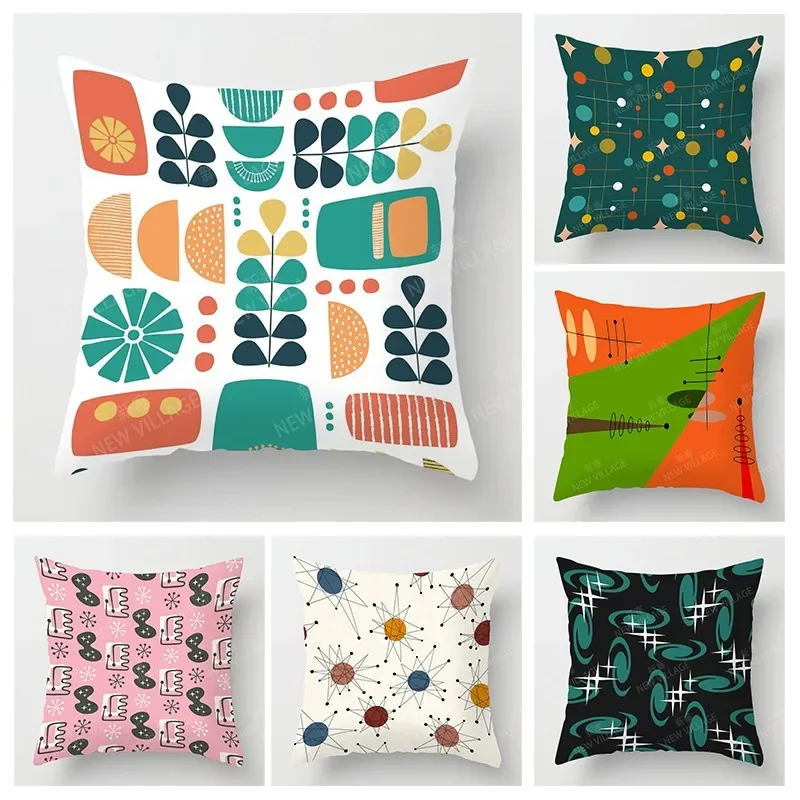 

Декоративная подушка в скандинавском стиле, Осенний декоративный чехол для дивана, 45 х45 см, 45 х45, 50 х50, 60 х60 см, 40 х40, 40 х40, геометрия 60 х60