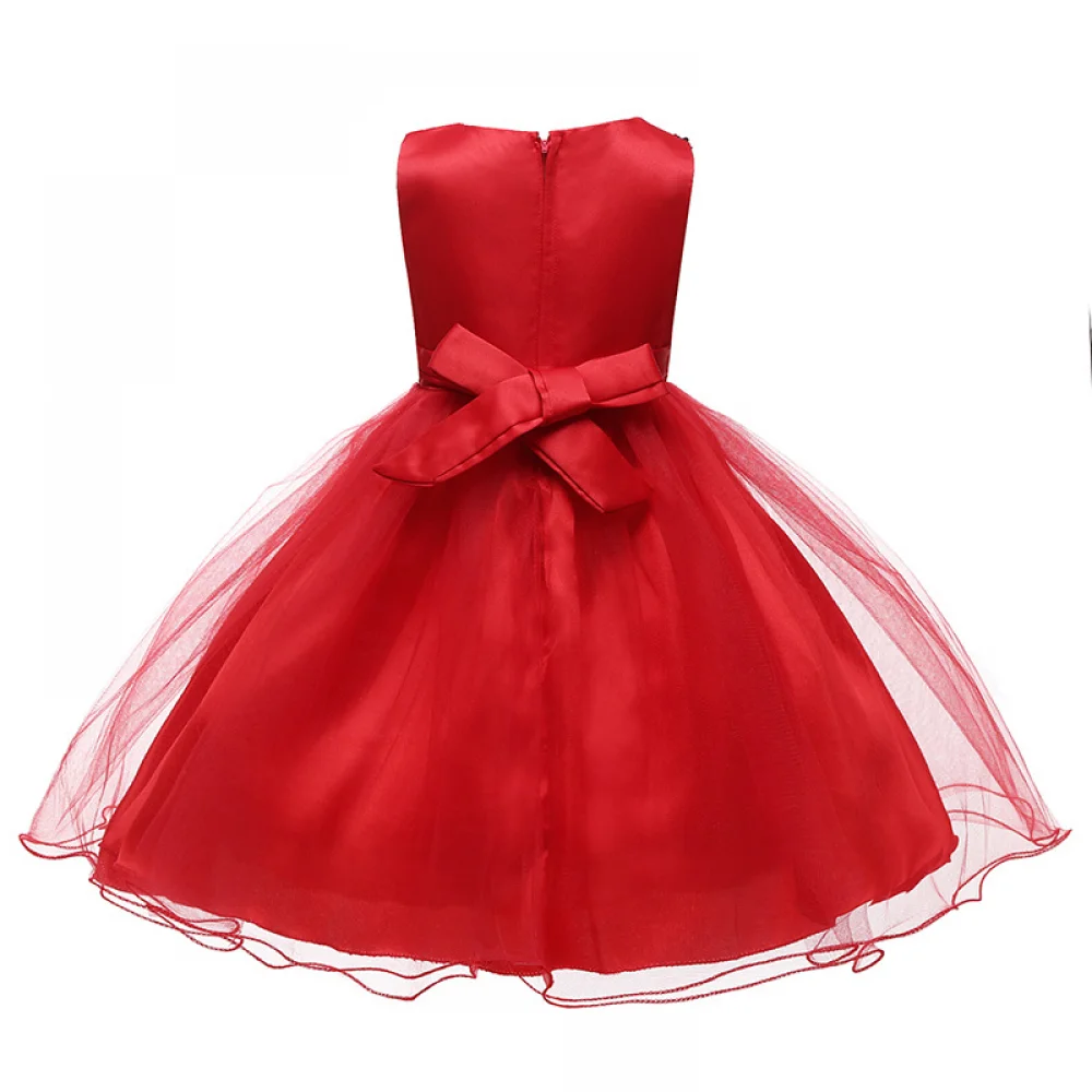 thumbnail image 1 of Vestido de tutú con lentejuelas y flores para niñas, ropa de fiesta para niñas, vestido de princesa para bodas, cumpleaños, ropa para niños, disfraz de Navidad, 1 of 5