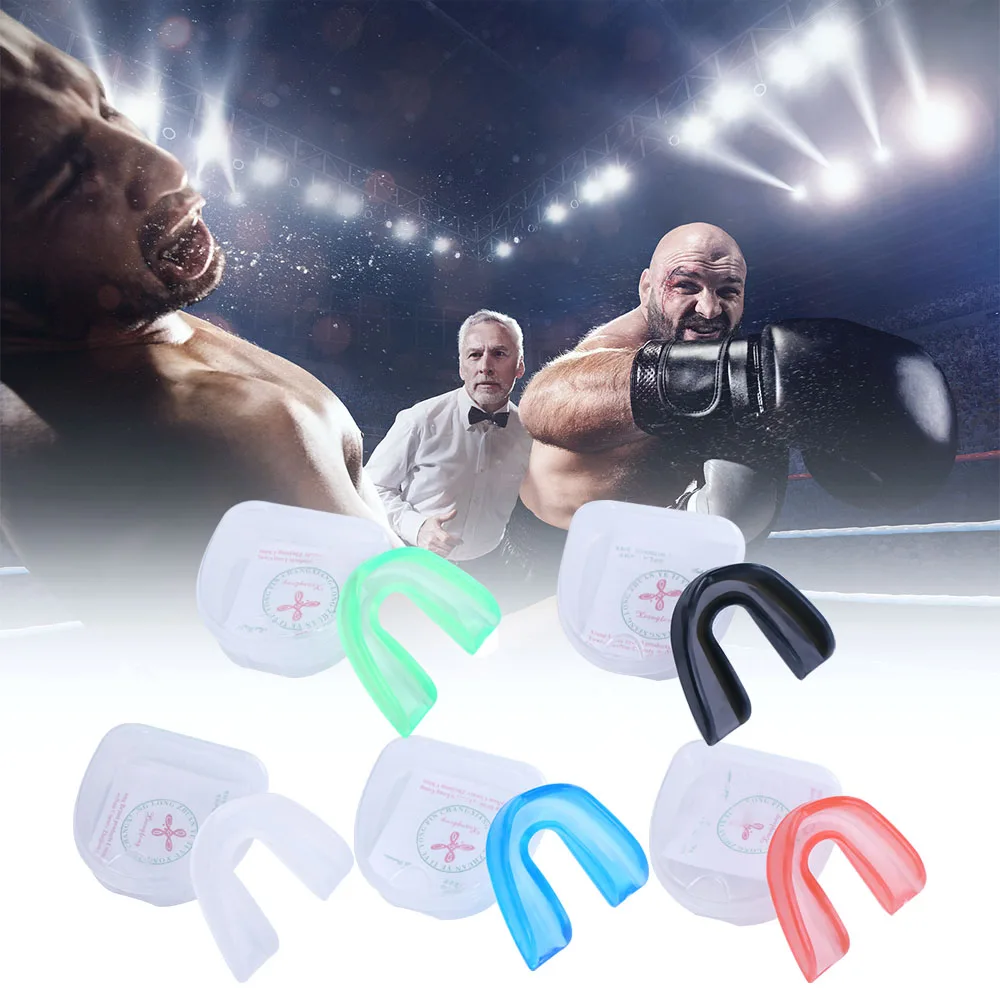 Protector bucal profesional de boxeo para adultos, juego de