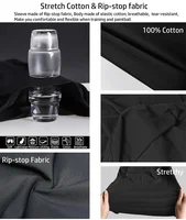 Summer Short Sleeve Combat Shirts Men 1/4 Zipper Cotton Tactical T Shirt Hiking Outdoor Training Shirts Wear Resistant Tops 2