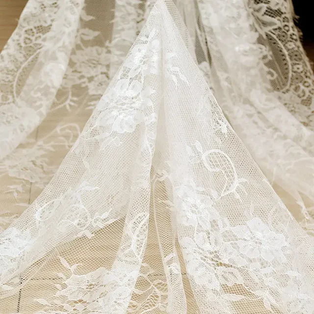 Nappe rustique en dentelle blanche pour mariage, Vintage, brodée, pour Table de réception, décor Boho, fête, saint-valentin 6