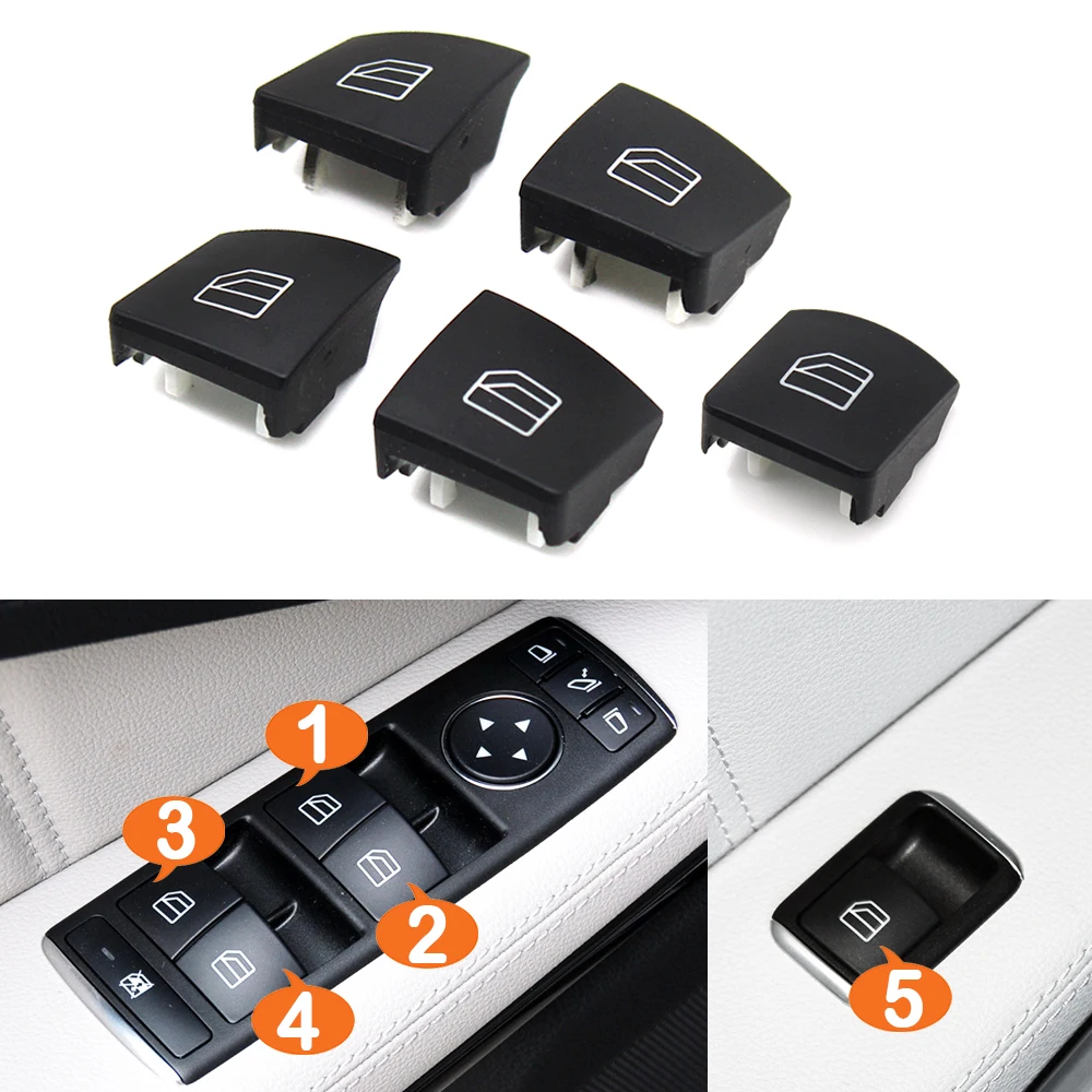 6 Coperture Cromate Per Pulsanti Regolazione Sedile Auto – Compatibili Con Audi A3 (2009-2016) E Q3 (2013-2016) – Headerbs - 2